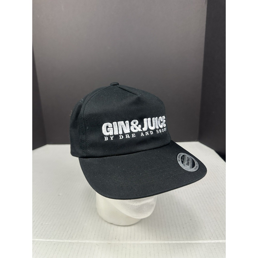 Dre And Snoop - Gin & Juice Hat - Hip Hop SnapBack Hat - RARE - Parental Advisor